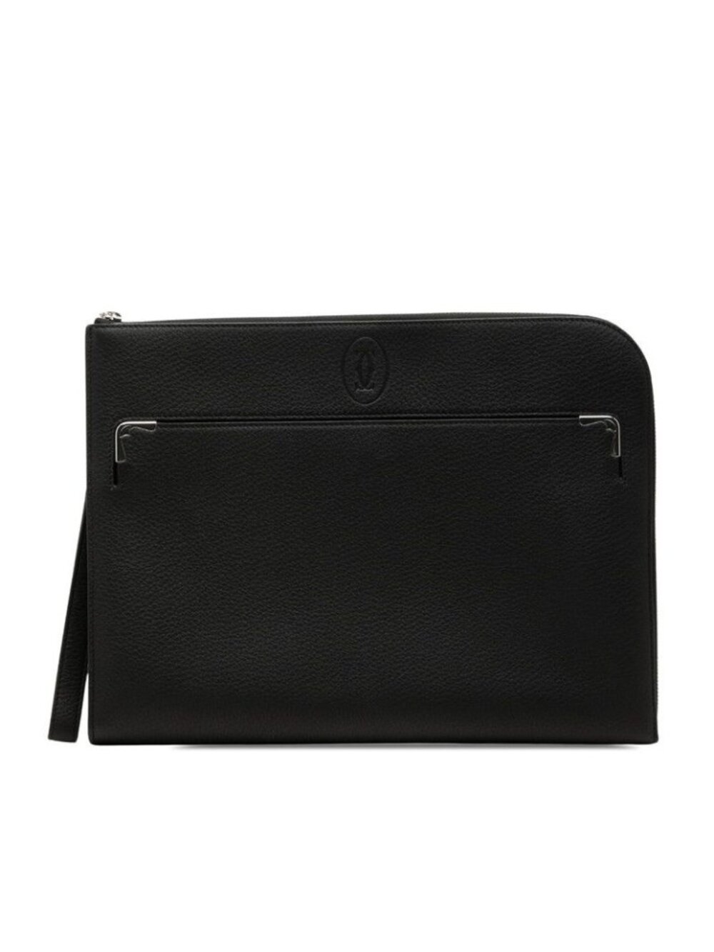Cartier Must de Cartier Portfolio Clutch Black Leather